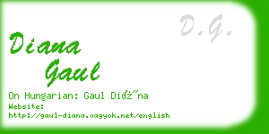 diana gaul business card